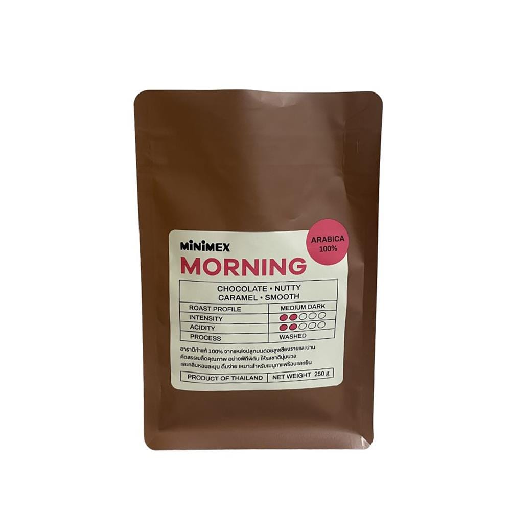 เมล็ดกาแฟคั่ว MINIMEX MORNING 250 กรัม