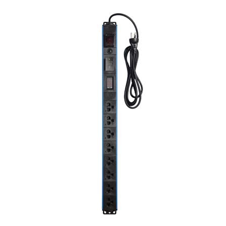 รางปลั๊กไฟตู้ RACK 8 ช่อง 1 สวิตซ์ GLINK GPDU-13B 2 ม. สีดำฟ้า_0