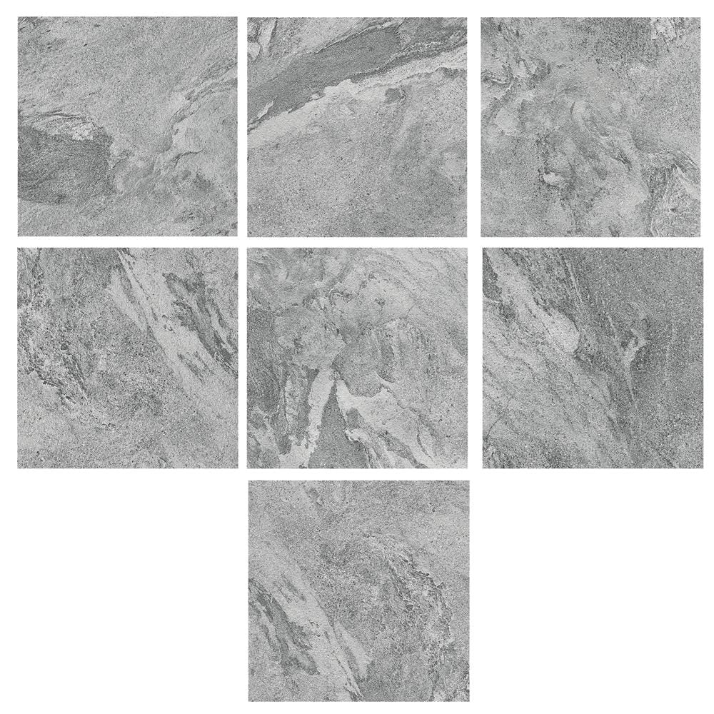 กระเบื้องพื้นพอร์ซเลน 16x16 นิ้ว COTTO บี ร็อค เทา PM 0.96 ตร.ม.