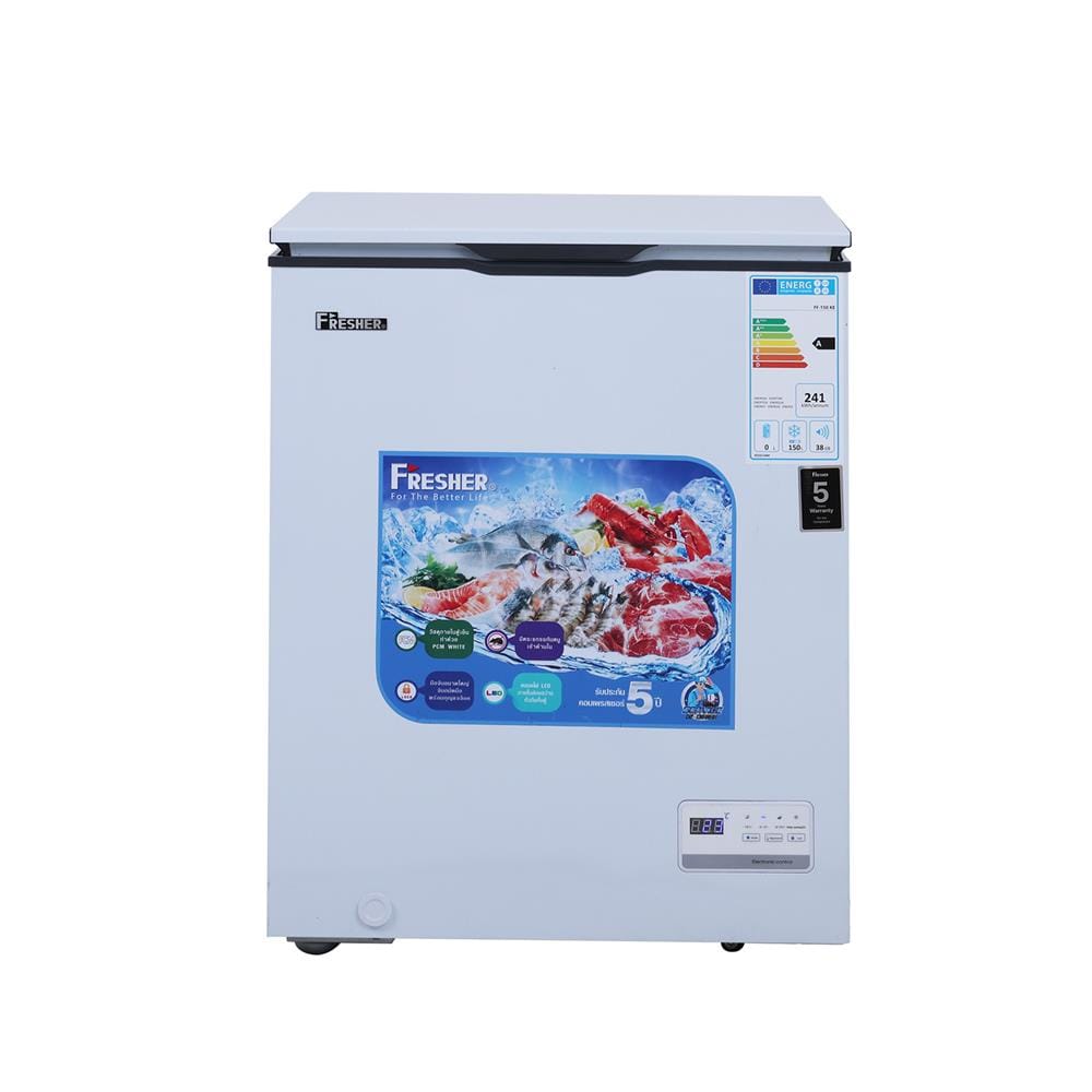 ตู้แช่ 2 ระบบ FRESHER FF-150KE 5.3 คิว สีขาว
