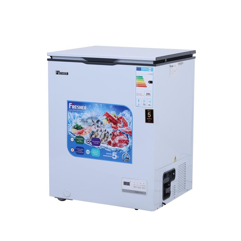 ตู้แช่ 2 ระบบ FRESHER FF-150KE 5.3 คิว สีขาว