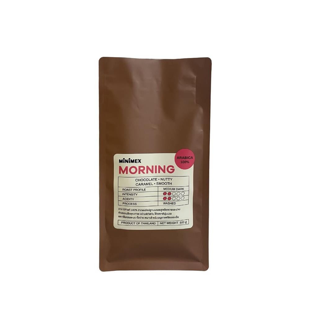 เมล็ดกาแฟคั่ว MINIMEX MORNING 500 กรัม