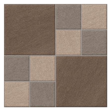 กระเบื้องพื้น 16x16 นิ้ว SOSUCO เนเจอร์ คิวบ์ น้ำตาล A 0.96 ตร.ม_0