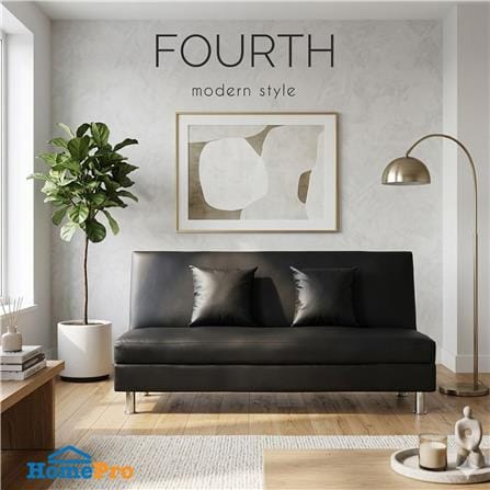 โซฟาเบด AS FURNITURE FOURTH BLACK D36 สีดำ_6