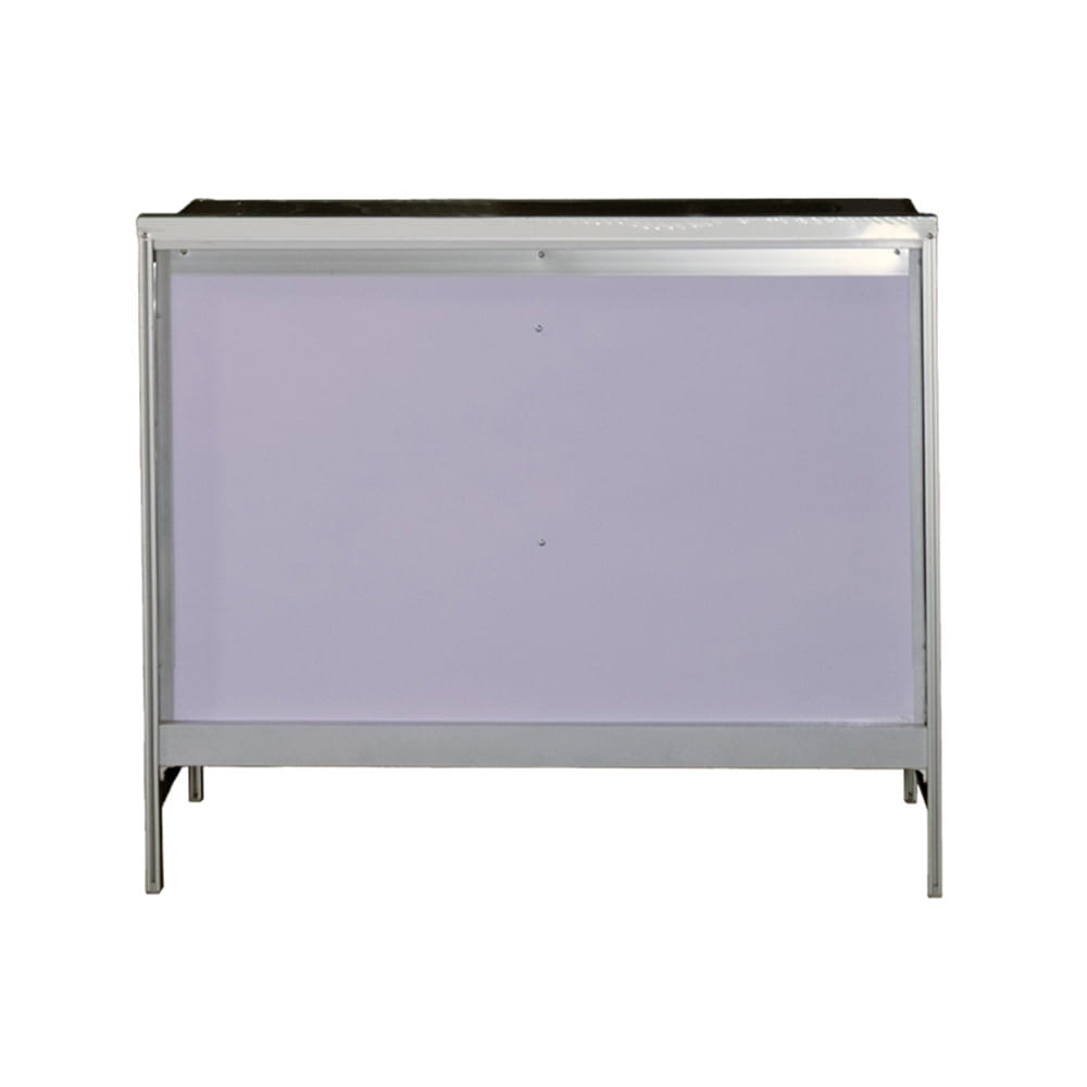 ตู้ตั้งพื้นท็อปเรียบ 3MITI INFINICE LH 100 ซม. สีขาว