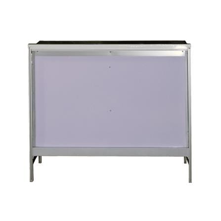 ตู้ตั้งพื้นท็อปเรียบ 3MITI INFINICE LFH 100 ซม. สีขาว_5