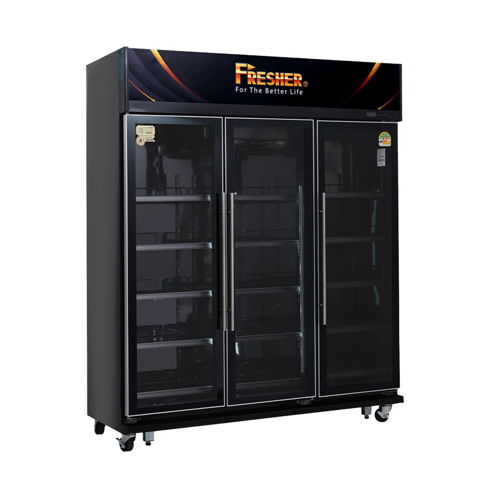 ตู้เครื่องดื่ม 3 ประตู FRESHER FR-3DBFL 41.9 คิว สีดำ