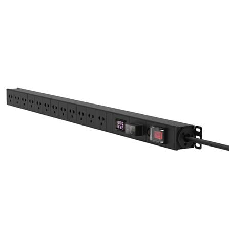 รางปลั๊กไฟตู้ RACK 12 ช่อง 1 สวิตซ์ GLINK GPDU-14K 3 ม. สีดำ_2