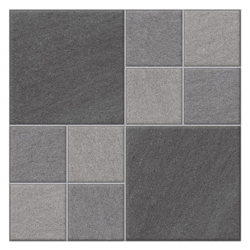 กระเบื้องพื้น 16x16 นิ้ว SOSUCO เนเจอร์ คิวบ์ เทา A 0.96 ตร.ม