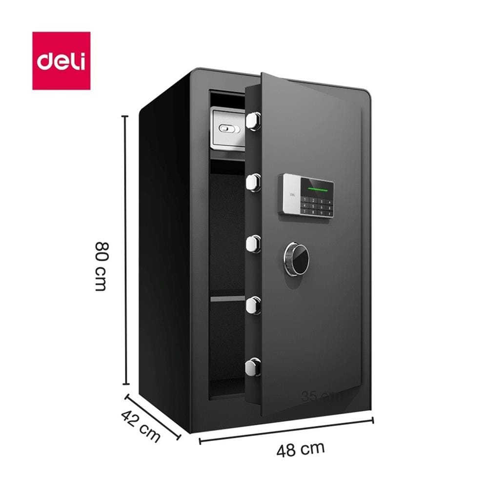 ตู้นิรภัย FINGERPRINT DELI ET553-BK-01 สีดำ