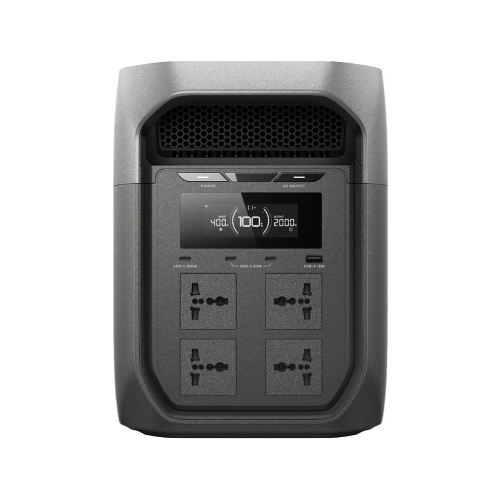 POWER BOX ECOFLOW DELTA 3 MAX 2400 วัตต์ สีเทา/ดำ