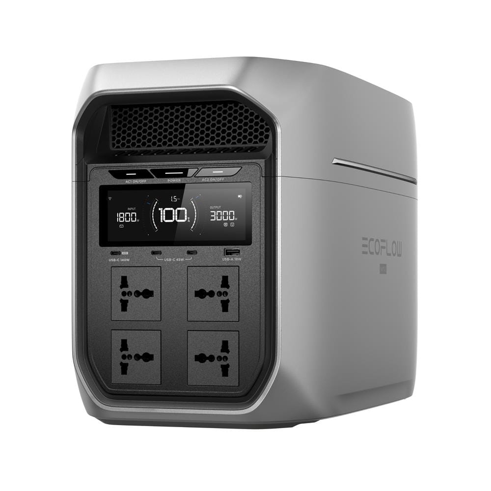 POWR BOX ECOFLOW DELTA 3 MAX PLUS 3000 วัตต์ สีเทา/ดำ
