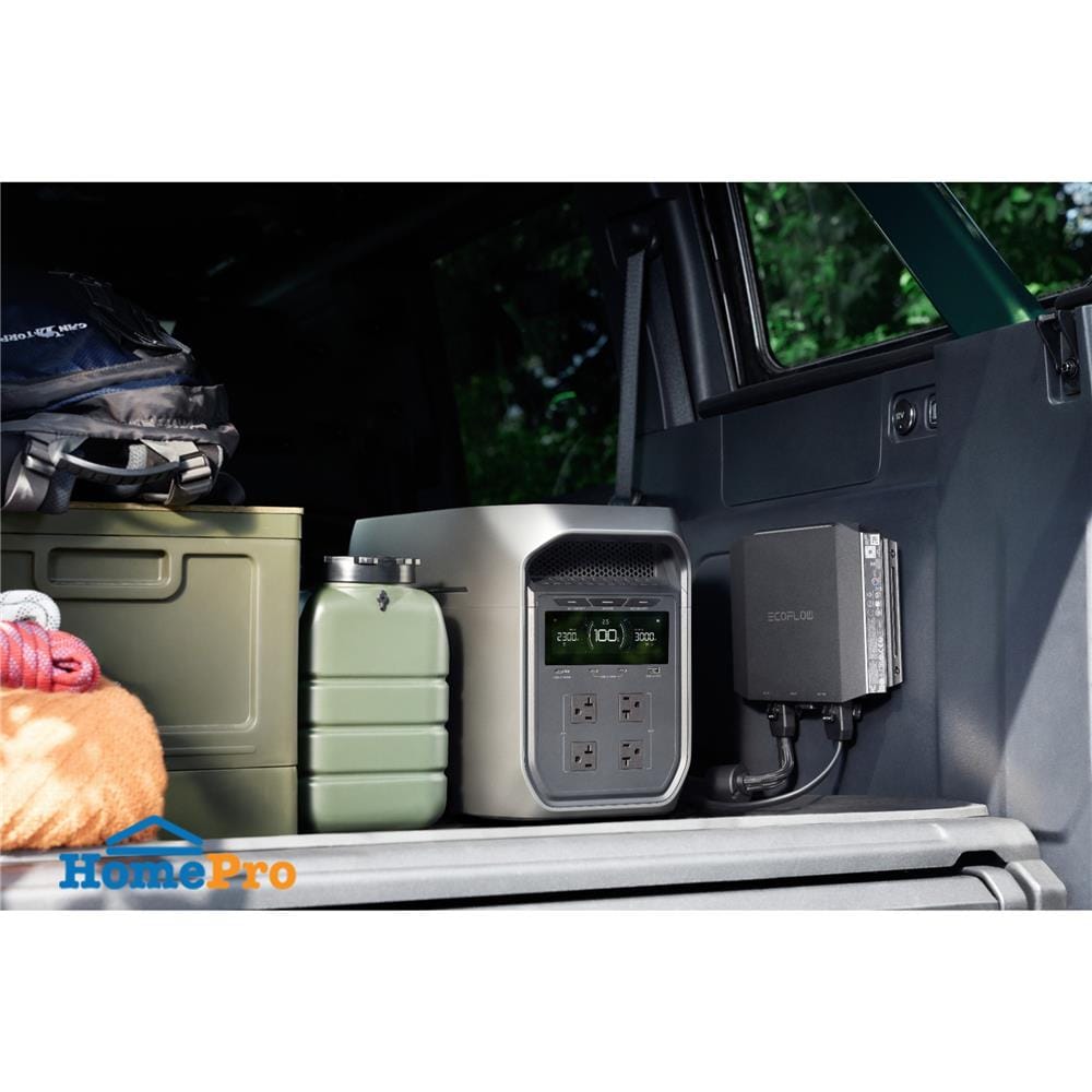 POWR BOX ECOFLOW DELTA 3 MAX PLUS 3000 วัตต์ สีเทา/ดำ