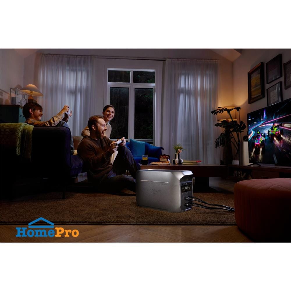 POWR BOX ECOFLOW DELTA 3 MAX PLUS 3000 วัตต์ สีเทา/ดำ