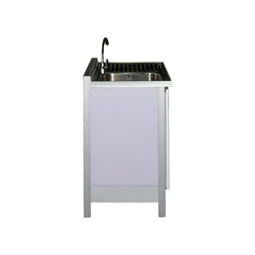 ตู้ตั้งพื้นท็อปซิงค์ 3MITI INFINICE LH 100 ซม. สีขาว