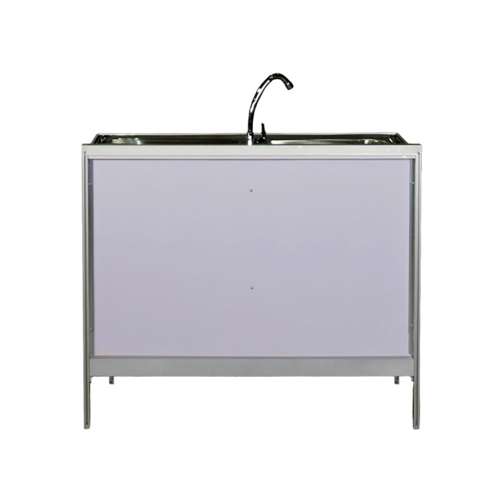 ตู้ตั้งพื้นท็อปซิงค์ 3MITI INFINICE LH 100 ซม. สีขาว