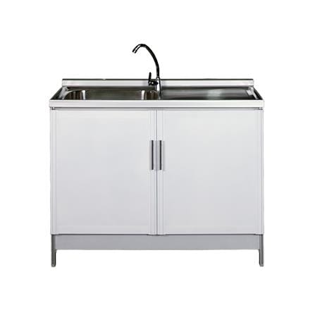 ตู้ตั้งพื้นท็อปซิงค์ 3MITI INFINICE LH 100 ซม. สีขาว_1