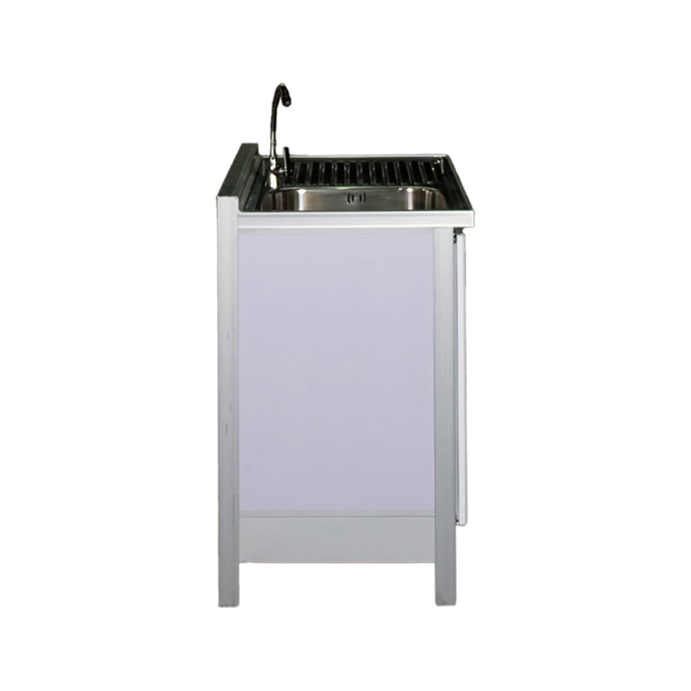 ตู้ตั้งพื้นท็อปซิงค์ 3MITI INFINICE LH+ 100 ซม. สีขาว