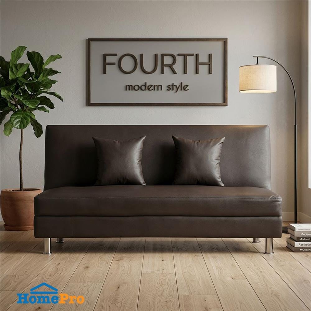 โซฟาเบด AS FURNITURE FOURTH สีน้ำตาลเข้ม