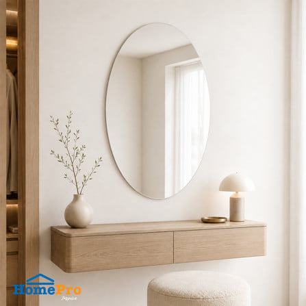 กระจกเงาเรียบ วงรี MOYA HLP006 50x70 ซม._2