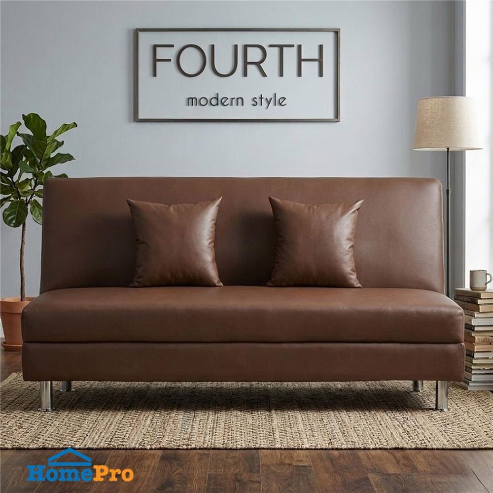 โซฟาเบด AS FURNITURE FOURTH สีน้ำตาล