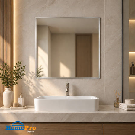 กระจกเงาเรียบ สี่เหลี่ยม MOYA HLP002 60x60 ซม._3
