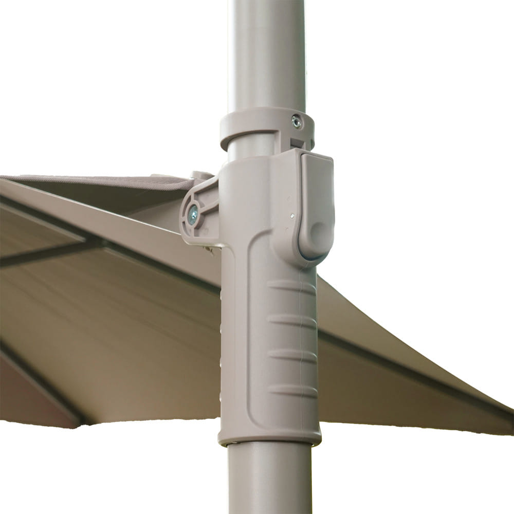 ร่มสนามตัวแอล SPRING SUN BRELLA สีน้ำตาล