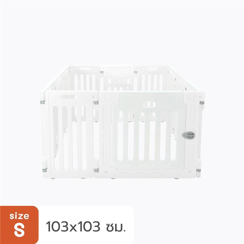 คอกสุนัข HOSTTAIL PET HOME ไซซ์ S สีขาว