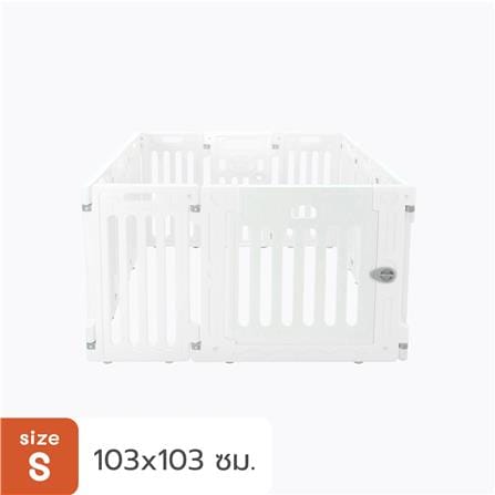 คอกสุนัข HOSTTAIL PET HOME ไซซ์ S สีขาว_1
