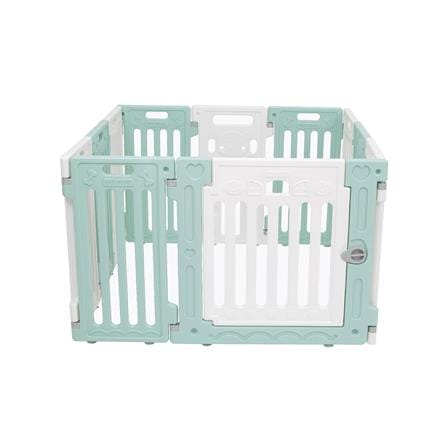 คอกสุนัข HOSTTAIL PET HOME ไซซ์ S สีเขียว/ขาว_0