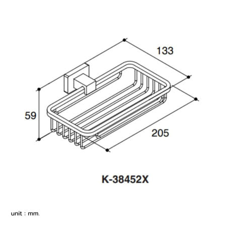 ที่ใส่สบู่ ENGLEFIELD K-38452X-CP สีโครม_3