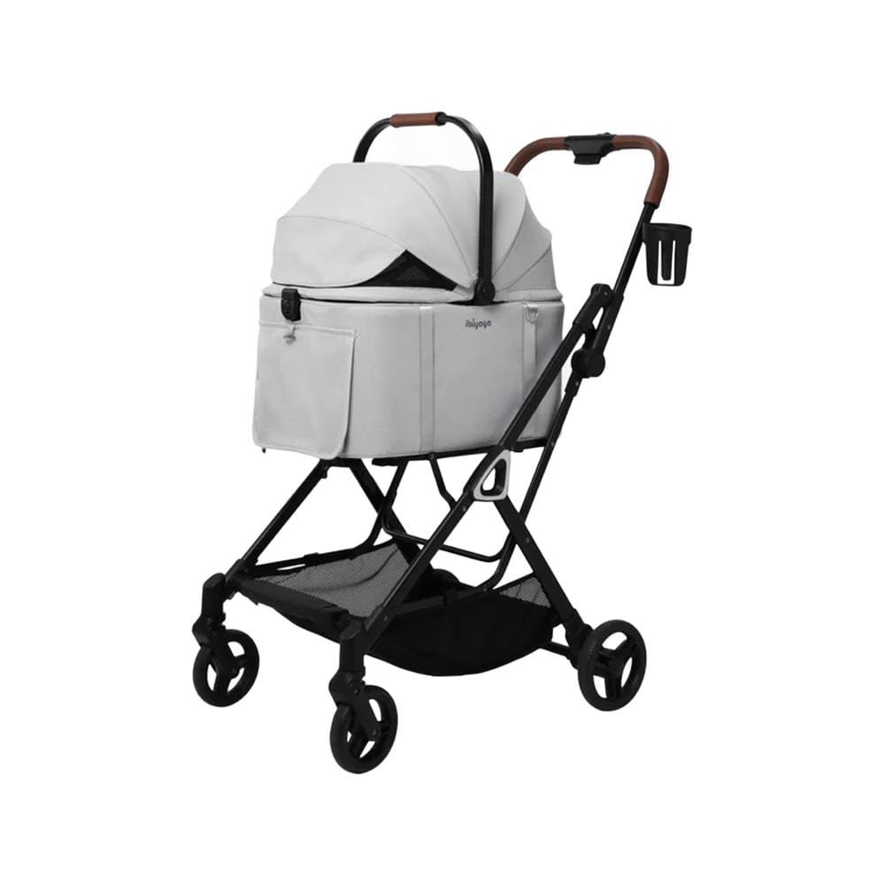 รถเข็นสัตว์เลี้ยง IBIYAYA TINKER SMALL สีเทาเงิน