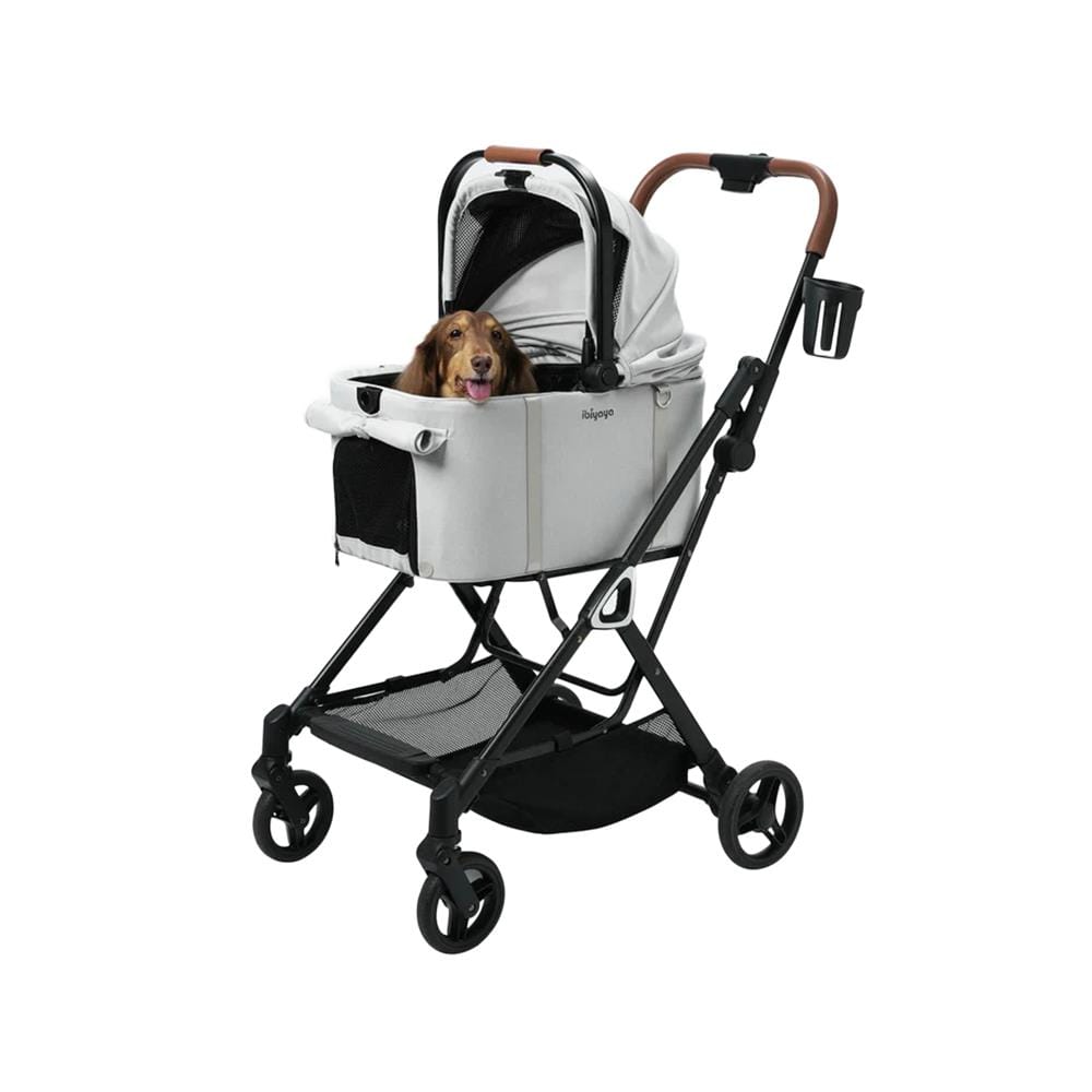 รถเข็นสัตว์เลี้ยง IBIYAYA TINKER SMALL สีเทาเงิน