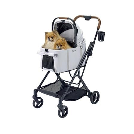 รถเข็นสัตว์เลี้ยง IBIYAYA TINKER SMALL สีเทาเงิน_0