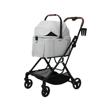 รถเข็นสัตว์เลี้ยง IBIYAYA TINKER SMALL สีเทาเงิน_1