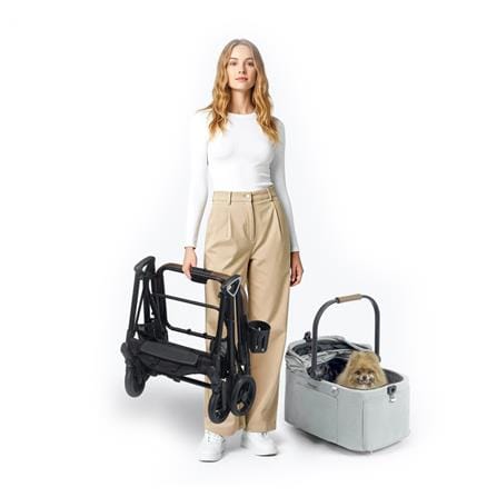 รถเข็นสัตว์เลี้ยง IBIYAYA TINKER SMALL สีเขียว_3