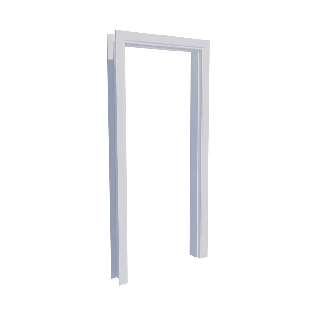 วงกบประตูพร้อมซับวงกบยาง UPVC AZLE 80x200 ซม. สีขาว