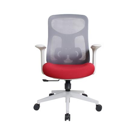 เก้าอี้สำนักงาน FURDINI FORCE สีเทา/แดง_1