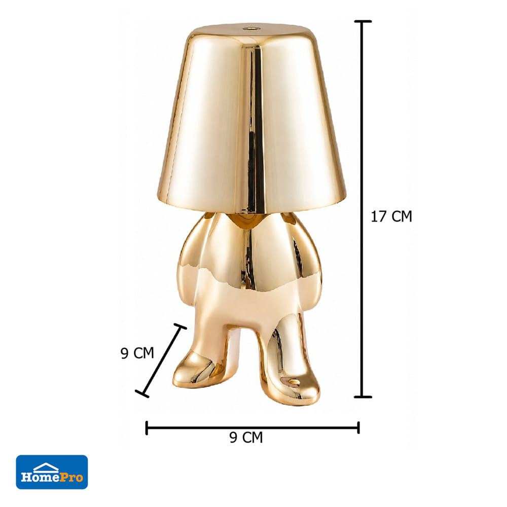 ไฟตั้งโต๊ะ GOLDEN THINKER HOMEPRO KM9908-A-G สีทอง
