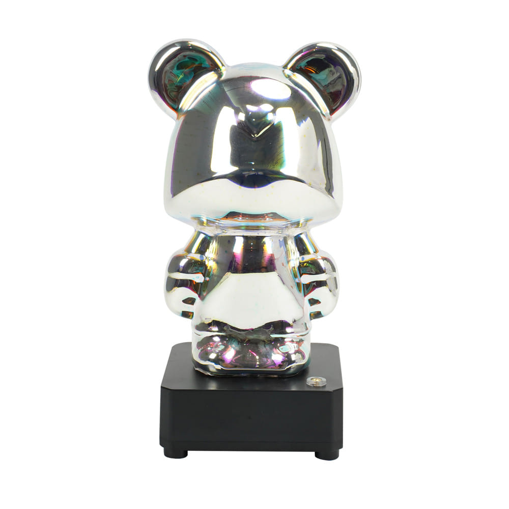 ไฟตั้งโต๊ะ GALAXY BEAR HOMEPRO KM-9435DZX-D สีเงิน