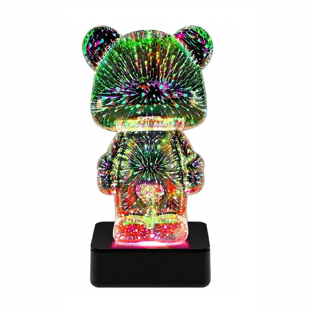 ไฟตั้งโต๊ะ GALAXY BEAR HOMEPRO KM-9435DZX-D สีเงิน