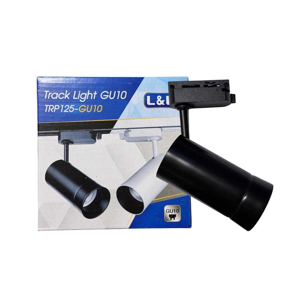 แทรคไลท์ ติดราง GU10 L&E TRP125 สีดำ