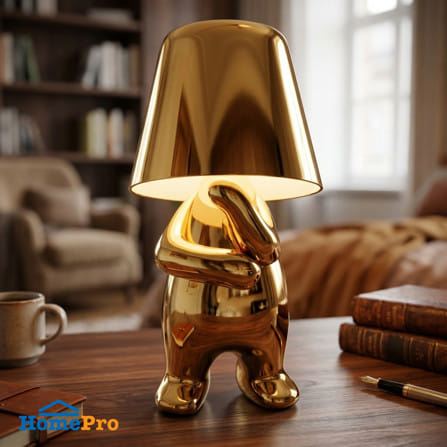 ไฟตั้งโต๊ะ GOLDEN THINKER HOMEPRO KM9908-G-G สีทอง_1