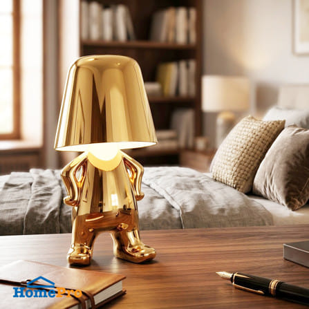 ไฟตั้งโต๊ะ GOLDEN THINKER HOMEPRO KM9908-F-G สีทอง_1