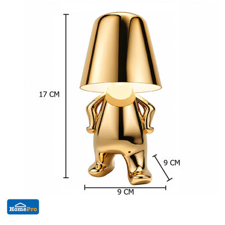 ไฟตั้งโต๊ะ GOLDEN THINKER HOMEPRO KM9908-F-G สีทอง_3