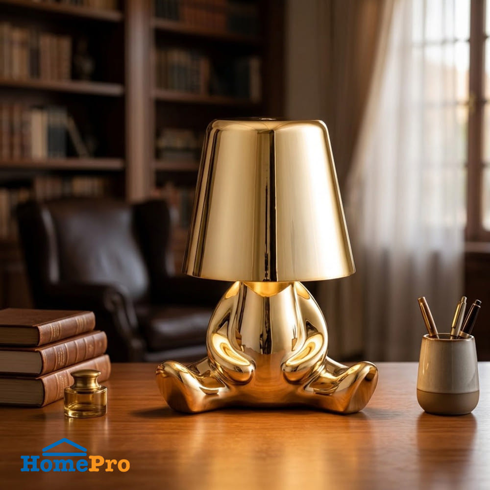 ไฟตั้งโต๊ะ GOLDEN THINKER HOMEPRO KM9908-B-G สีทอง