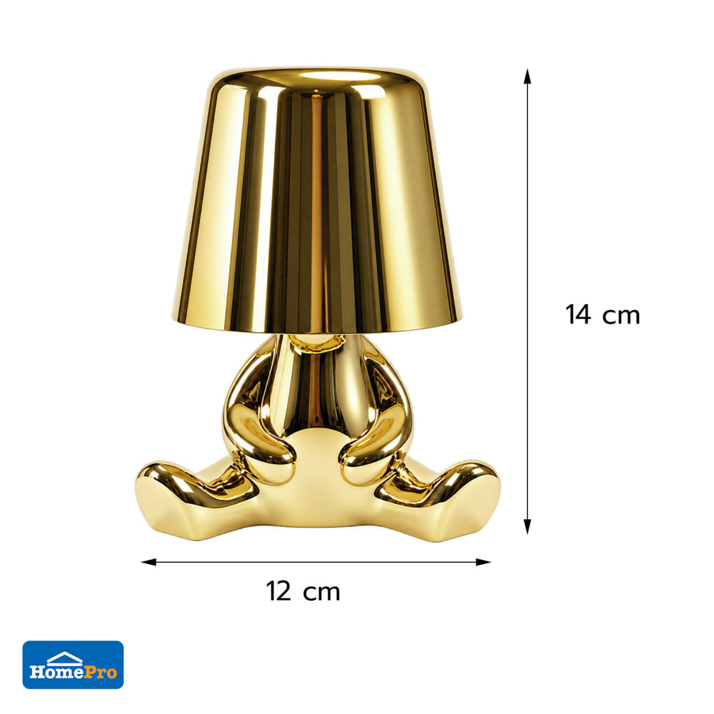 ไฟตั้งโต๊ะ GOLDEN THINKER HOMEPRO KM9908-B-G สีทอง