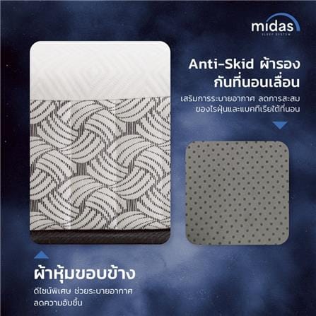 ที่นอนสปริง 5 ฟุต MIDAS รุ่น NEVADA_9