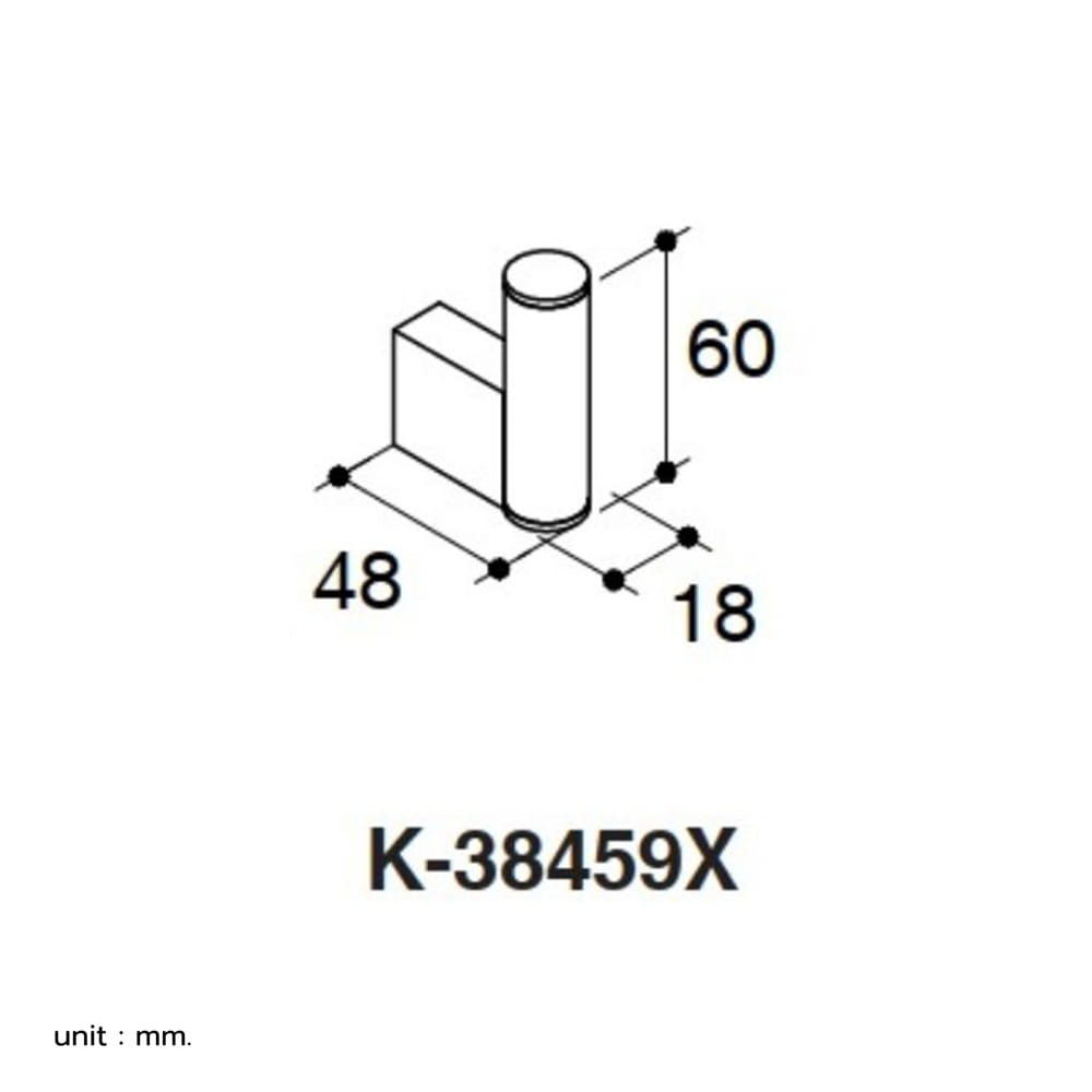 ขอแขวนผ้า ENGLEFIELD K-38459X-CP สีโครม