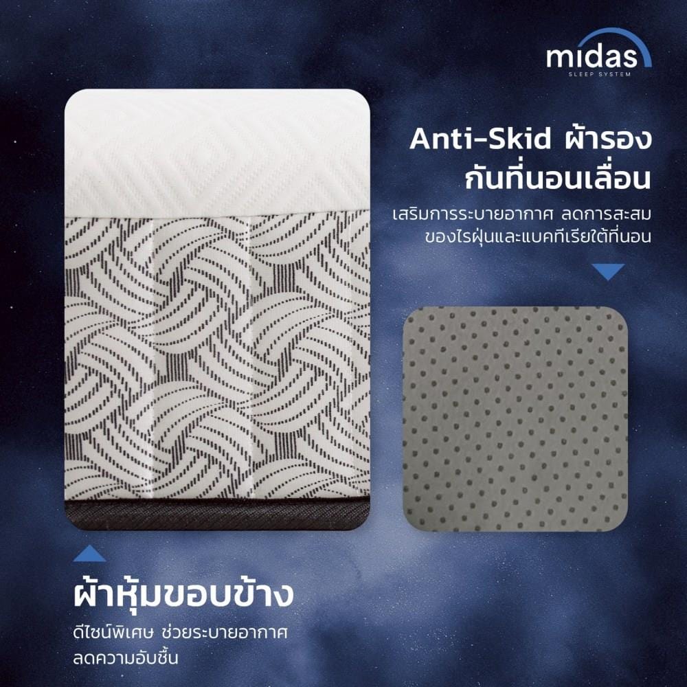 ที่นอนสปริง 3.5 ฟุต MIDAS รุ่น NEVADA
